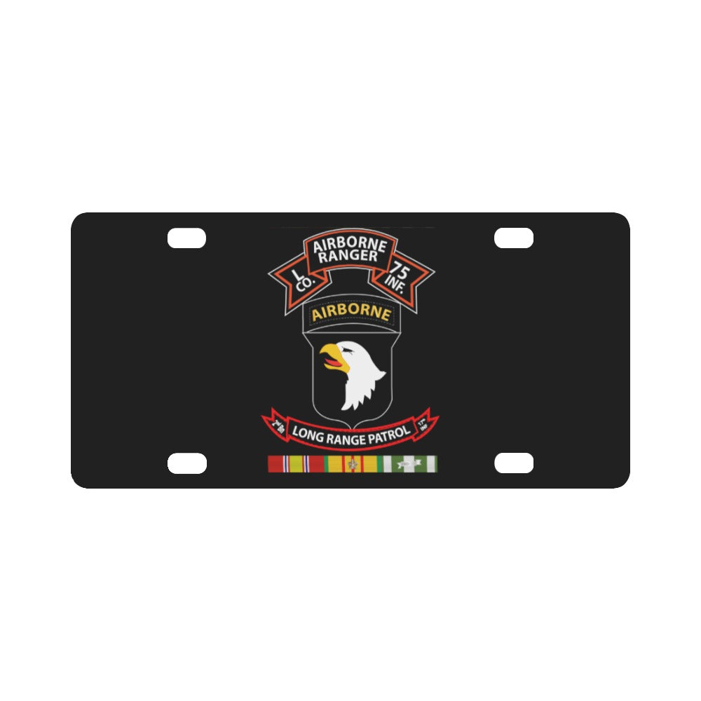 SSI - Vietnam - L Co 75th Ranger - 101st Abn - LRSD w VN SVC X 300 Classic License Plate