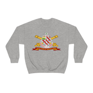 Unisex Heavy Blend Crewneck Sweatshirt -  Army - 8th Field Artillery w Br - Ribbon