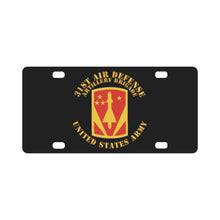 Load image into Gallery viewer, Army - 31st Air Defense Artillery Bde - US Army Classic License Plate
