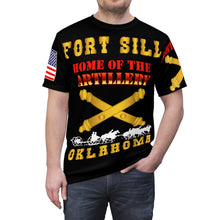 Load image into Gallery viewer, Unisex AOP - Fort Sill, Home of the Artillery - Veteran with Horse Caisson
