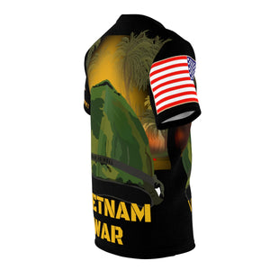 Unisex AOP - Vietnam War Helmet - War is Hell! Don't Tread on Me