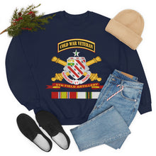 Load image into Gallery viewer, Unisex Heavy Blend Crewneck Sweatshirt -  Army - 8th Field Artillery w Br - Ribbon COLD WAR Vet Tab
