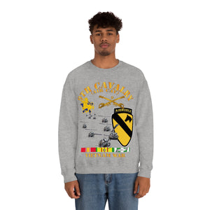 Unisex Heavy Blend Crewneck Sweatshirt - Army - 9th Cavalry (Air Cav) - 1st Cav Division w SVC