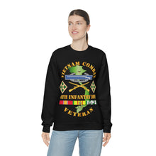 Load image into Gallery viewer, Unisex Heavy Blend Crewneck Sweatshirt - Vietnam Combat Infantry Veteran w 4th Inf Div SSI V1
