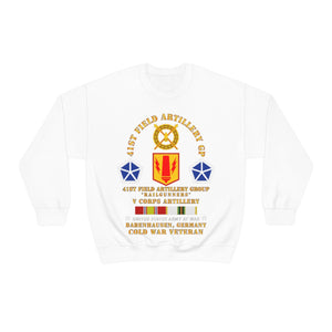 Unisex Heavy Blend Crewneck Sweatshirt - Army - 41st FA Group - Babenhausen, Germany w COLD SVC