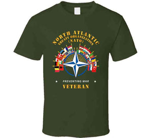 Army - Nato - Preventing War - Veteran X 300 V1 Classic T Shirt