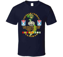 Load image into Gallery viewer, Army - Vietnam Combat Vet - 11th Inf Bde Ssi - Spec 5 - Cbt Medic - 1968-69 Vn Svc X300 T Shirt
