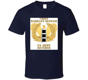 Army - Emblem - Warrant Officer - Cw3 - Retired T Shirt