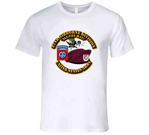 Army - 82nd Airborne Div - Beret - Mass Tac - Maroon  - 1 Recon Sqn 17th Cav T Shirt