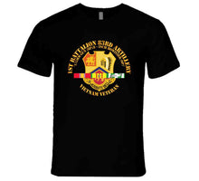 Load image into Gallery viewer, Army - 1st Bn 83rd Artillery - Vietnam Veteran W Svc T Shirt
