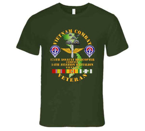 Army - Vietnam Combat Veteran - 174th Ahc W 14th Avn Bn T Shirt