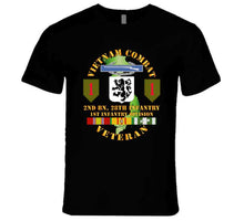 Load image into Gallery viewer, Army - Vietnam Combat Infantry Veteran W 2nd Bn 28th Inf 1st Inf Div Ssi T Shirt
