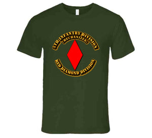 Army -  5th Infantry Division - Red Diamond Division T Shirt