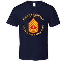 Load image into Gallery viewer, Usmc - First Sergeant - Veteran X 300 T Shirt
