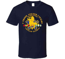 Load image into Gallery viewer, C Troop, 1st-9th Cavalry - Headhunters - Vietnam Vet W 1966-1967 Vn Sv Svc Long Sleeve T Shirt
