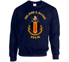 Load image into Gallery viewer, Navy - Uss John S. Mccain (ddg-56) Wo Bakgrd T Shirt
