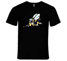 Load image into Gallery viewer, Navy - Seabee - Bee Only  - No Shadow X 300 T Shirt
