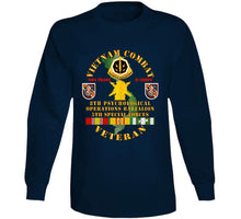 Load image into Gallery viewer, Army - Vietnam Combat Vet - 8th Psyops Bn - 5th Special Forces Group W Vn Svc T Shirt
