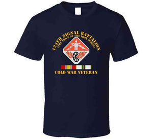 Army - 124th Signal Bn - The Voice Of The Iron Horse - Ssi - Cold Svc X 300 T Shirt