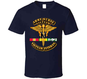 Army - Army Nurse W Vietnam Svc Ribbons T Shirt