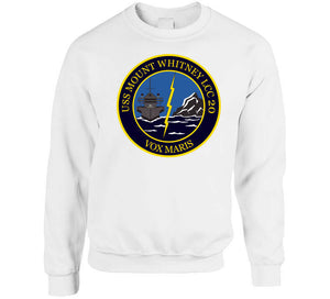 Navy - Uss Mount Whitney (lcc20) - Vox Maris Wo Txt X 300 T Shirt