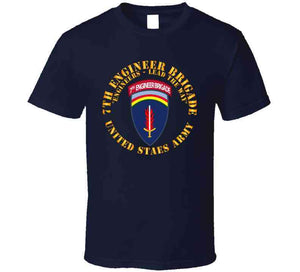 Army -  7th Engineer Bde - Us Army W Tab X 300 T Shirt