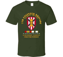 Load image into Gallery viewer, Army -  7th Engineer Bde - Ssi - 1969 Ludendorff, Germany W Cold War Svc X 300 T Shirt
