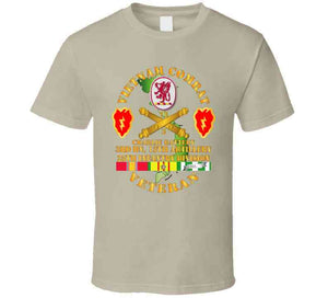 Army - Vietnam Combat Veteran W C Btry - 3rd Bn 13th Artillery Dui - 25th Id Ssi T Shirt