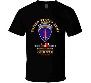 United States Army Europe - Berlin Airlift with Germany Occupation Service Ribbons T Shirt, Premium & Hoodie
