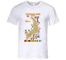 Load image into Gallery viewer, Map - Vietnam Units - 3 Wo Ds T Shirt
