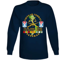 Load image into Gallery viewer, Army - Vietnam Combat Veteran W 1st Bn 20th Inf - 11th Inf Bde Ssi T Shirt
