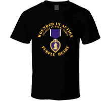 Load image into Gallery viewer, Wounded In Action - Purple Heart Hoodie
