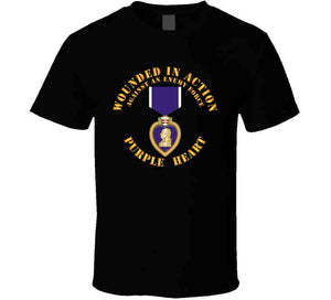 Wounded In Action - Purple Heart Hoodie