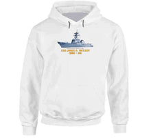 Load image into Gallery viewer, Navy - Destroyer - Uss John S Mccain -  Ship On Top Txt T Shirt
