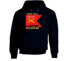 Load image into Gallery viewer, Army - Fort Sill, Home Of Artillery Guidon W Cassion - Black X 300 T Shirt
