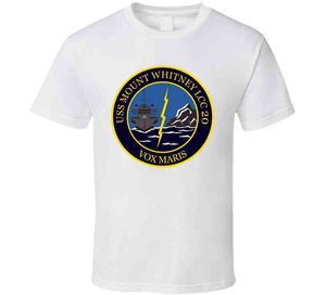 Navy - Uss Mount Whitney (lcc20) - Vox Maris Wo Txt X 300 Long Sleeve T Shirt