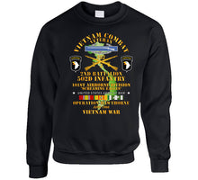 Load image into Gallery viewer, Army - 2nd Bn 502nd Infantry - 101st Abn - Operation Hawthorne W Vn Svc T Shirt
