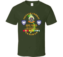 Load image into Gallery viewer, Army - Vietnam Combat Veteran W Xxiv Corps T Shirt
