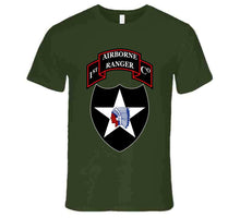 Load image into Gallery viewer, 1st Ranger Infantry Company - 2nd Id Ssi X 300 T Shirt
