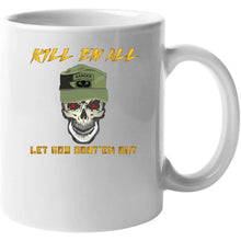 Load image into Gallery viewer, Army - Ranger Patrol Cap - Skull - Ranger Airborne Killem All - Let God Sortem Out X 300 T Shirt
