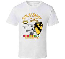 Load image into Gallery viewer, Army - 8th Cavalry (Air Cav) - 1st  Cav Division w SVC T Shirt
