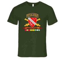 Load image into Gallery viewer, Army - 7th Field Artillery W Br - Ribbon Vn Svc Vet Tab T Shirt
