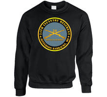 Load image into Gallery viewer, Army - 24th Infantry Regiment - Jefferson Barracks, Mo - Buffalo Soldiers W Inf Branch T Shirt
