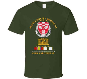 Army - 864th Eng Cbt Bn W Eng Br  - Cold Svc T Shirt, Hoodie and Premium