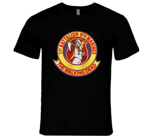 Usmc - 1st Bn 9th Marines Wo Txt T Shirt