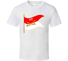 Load image into Gallery viewer, Army - 11th Armored Cavalry Regiment Guidon W Staff Waving T Shirt
