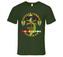 Load image into Gallery viewer, Army - Vietnam Combat Veteran - F Troop 4th Cav Hunt Kill W Svc T Shirt
