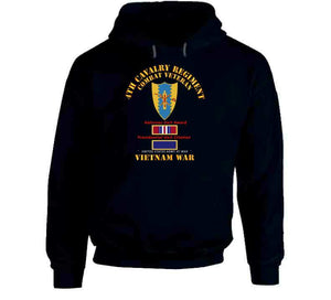 Army - 4th Cavalry Regiment, Vietnam War, Presidential Unit Citation and Valorous Unit Award - T Shirt, Premium and Hoodie