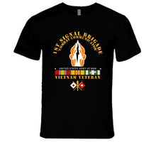 Load image into Gallery viewer, Army - 1st Signal Bde Dui - Combat Communicator W Vn Svc X 300 T Shirt
