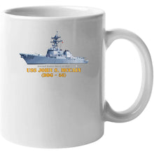 Load image into Gallery viewer, Navy - Destroyer - Uss John S Mccain -  Ship On Top Txt T Shirt
